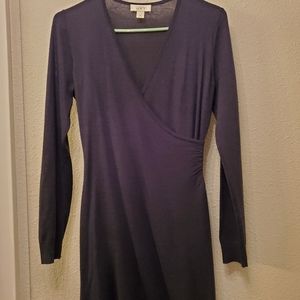 Ann Taylor wrap look sweater dress